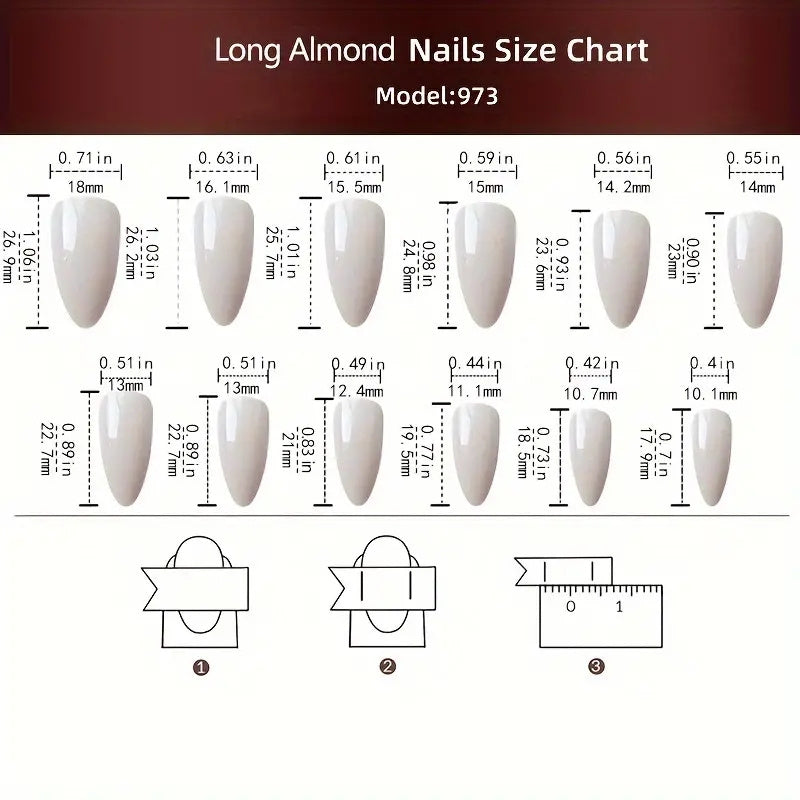72PCS (3 PACK) fake nail patch, Jellyfish Nail Wear Nail Patch, Europe and the United States wear Nail Under the Sea World Nail Patch and simple cool ice translucent blue halo gradient nail patch line Pure to wear nail